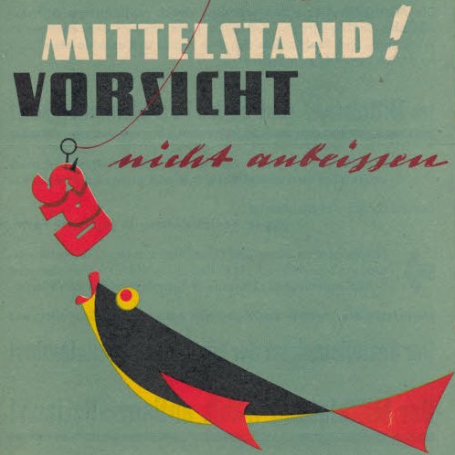 Flugblatt zur Bundestagswahl 1957