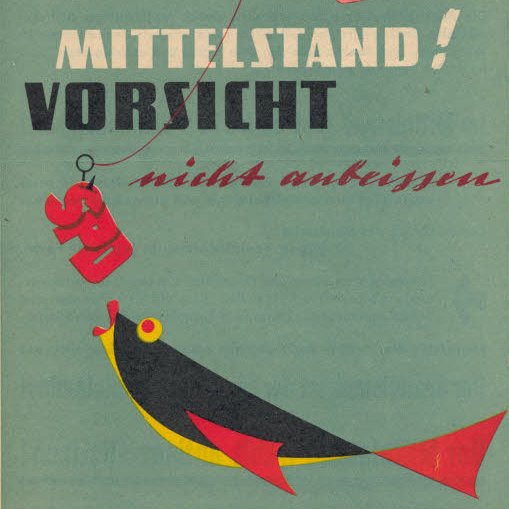 Flugblatt zur Bundestagswahl 1957