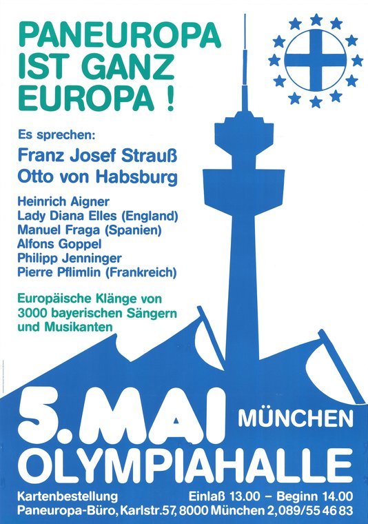 Veranstaltung der Paneuropa Union 1984 