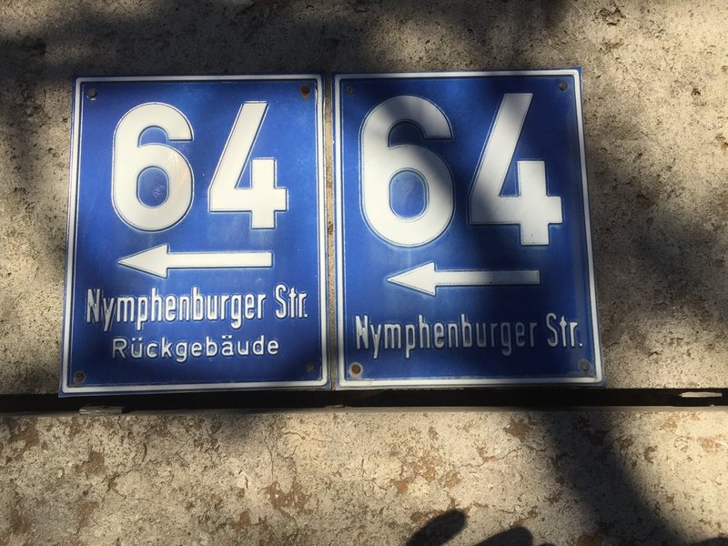 Hausnummer Nymphenburger Straße 64