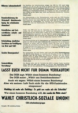 CSA-Flugblatt 1953