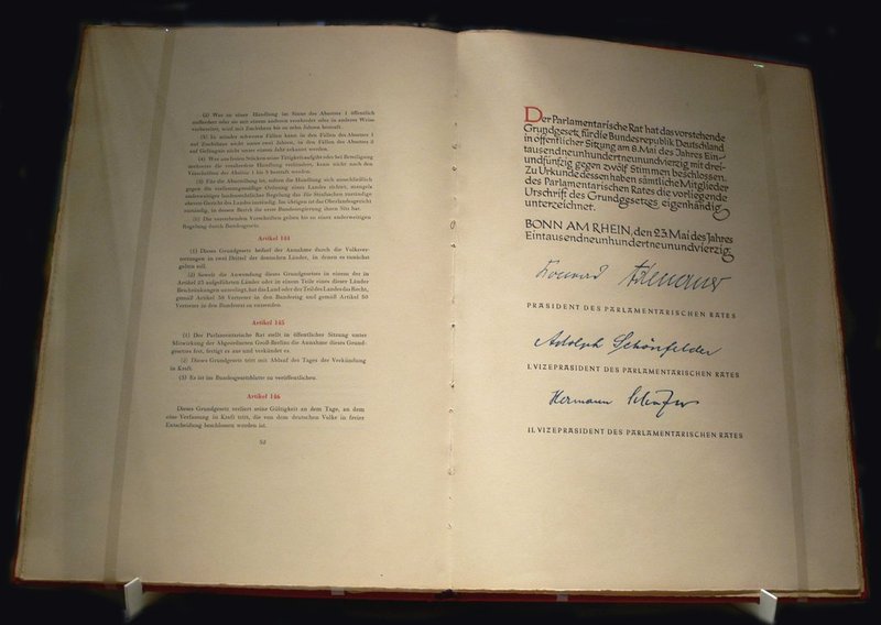 Grundgesetz vom 23. Mai 1949