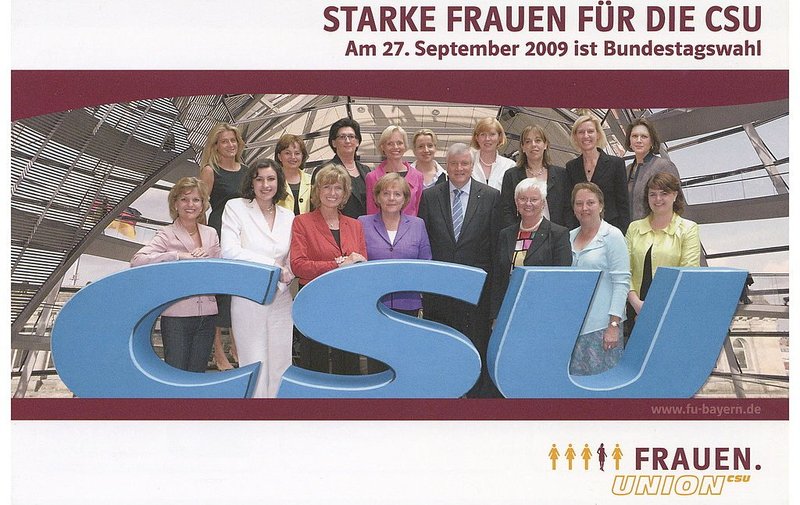 Flugblatt der Frauen-Union zur Bundestagswahl 2009