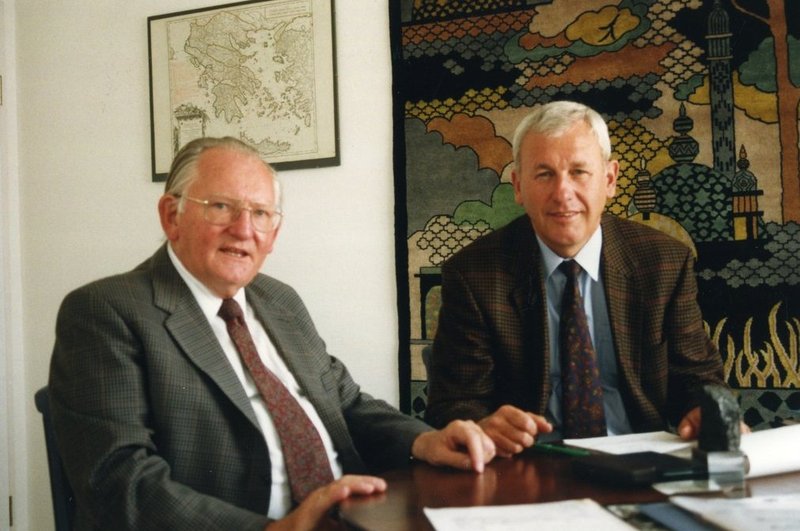 Fritz Pirkl und Manfred Baumgärtel 1993