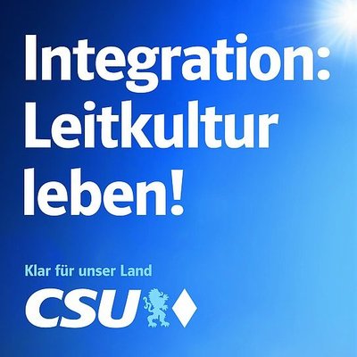 Plakat zur Bundestagswahl 2017