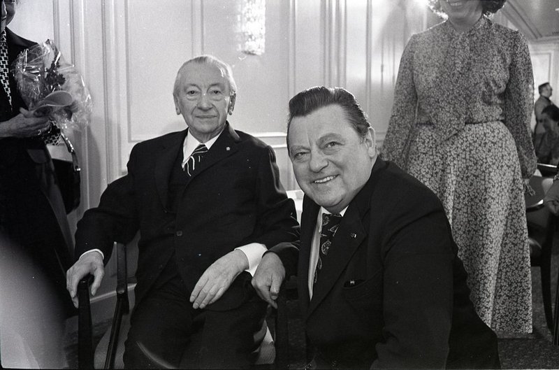 Josef Müller und Franz Josef Strauß 1978