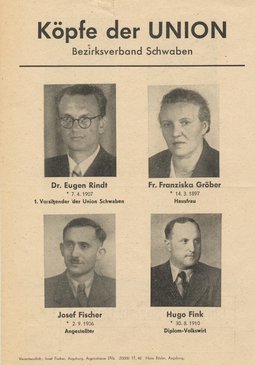 Wahlwerbung für die Landtagswahl 1946