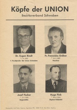 Wahlwerbung für die Landtagswahl 1946