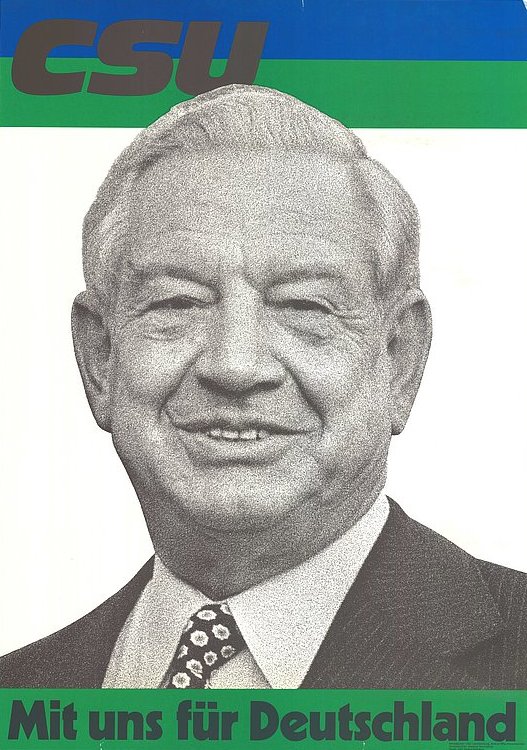 Plakat zur Bundestagswahl 1976