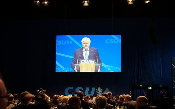 Horst Seehofer auf dem CSU-Parteitag 2017 in München