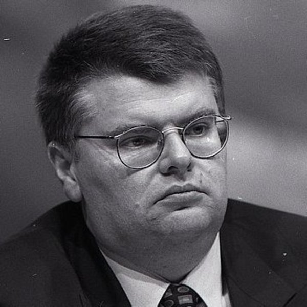 Bernd Protzner beim CSU-Parteiausschuss 1996