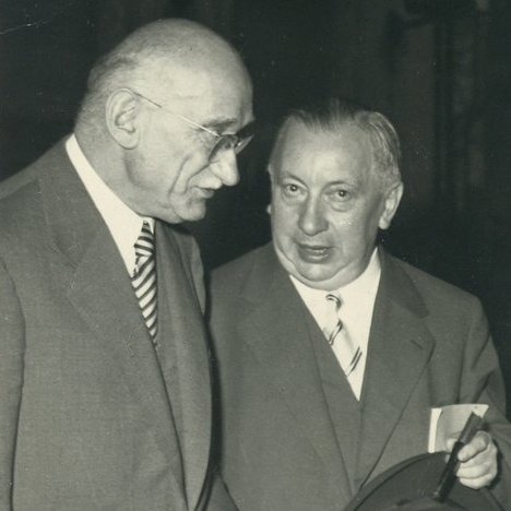 Zwei große europäische Versöhner: Josef Müller und Robert Schuman