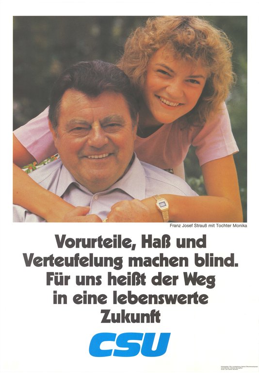 Plakat zur Bundestagswahl 1980