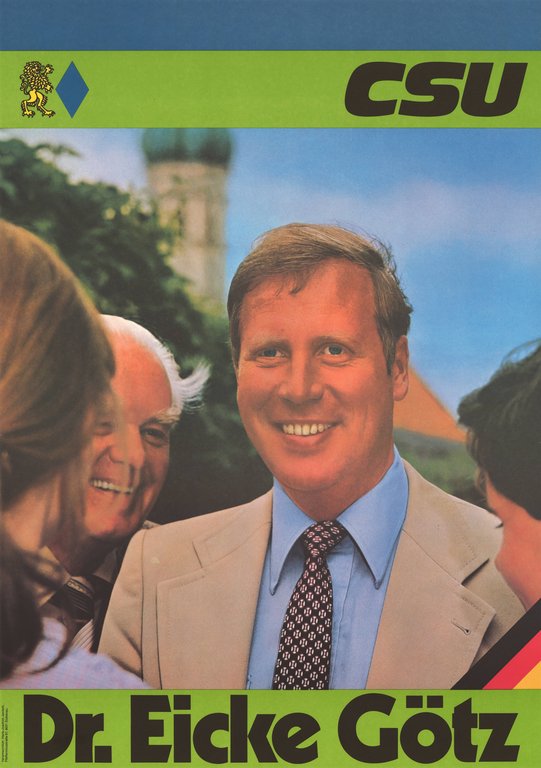 Eicke Götz (Wahlplakat für die Bundestagswahl 1980)