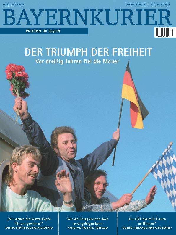 Titelseite des Bayernkurier Magazins Nr.10/2019